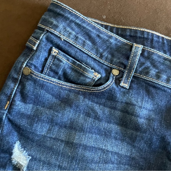 PAIGE Jimmy Jimmy Cuffed Denim‎ Shorts in Khloe Destructed size 28 - Picture 4 of 8